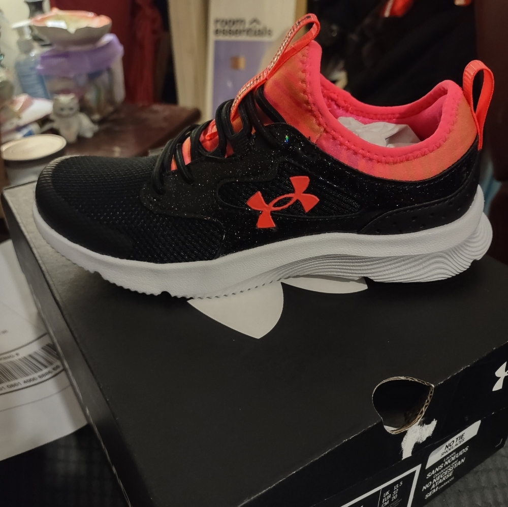 Under Armour Kids Sneakers Black and Pink